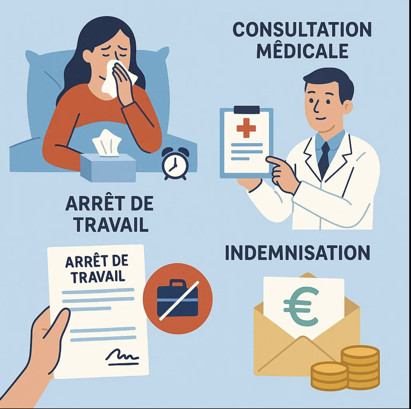 guide sur les arrêts de maladie